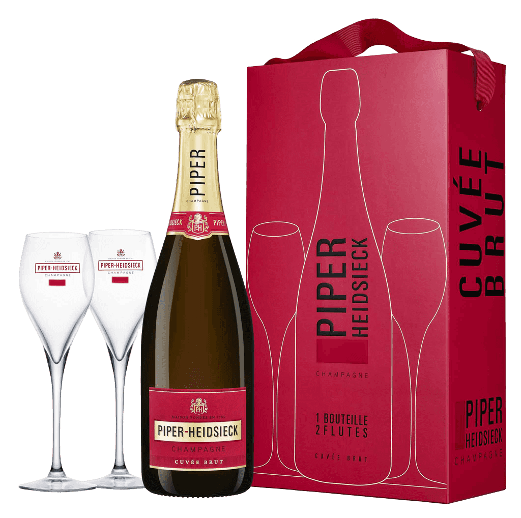 Šampanské Piper Heidsieck Brut 12% 0,75l  + 2 Poháre 2022