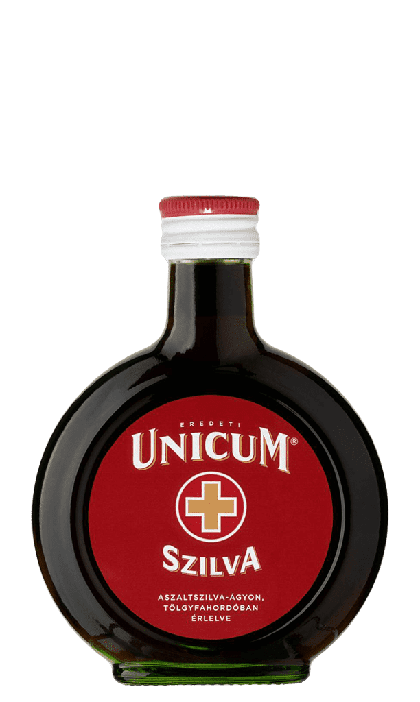 Likér Unicum Szilva Bylinný 34,5% 0,1l Ploskačka