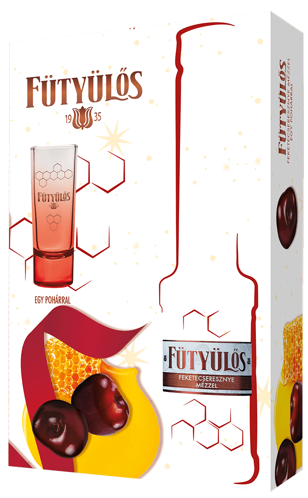 Likér Fütyülős Black Cherry S Medom 24,5% 0,5l + Pohár 2024