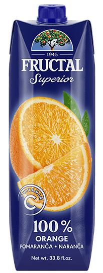 Fructal Pomaranč 100% 1l Prisma