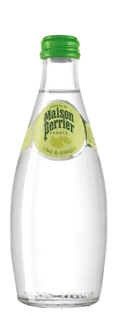 Minerálna Voda Perrier Lime & Ginger 0,33l Sklo