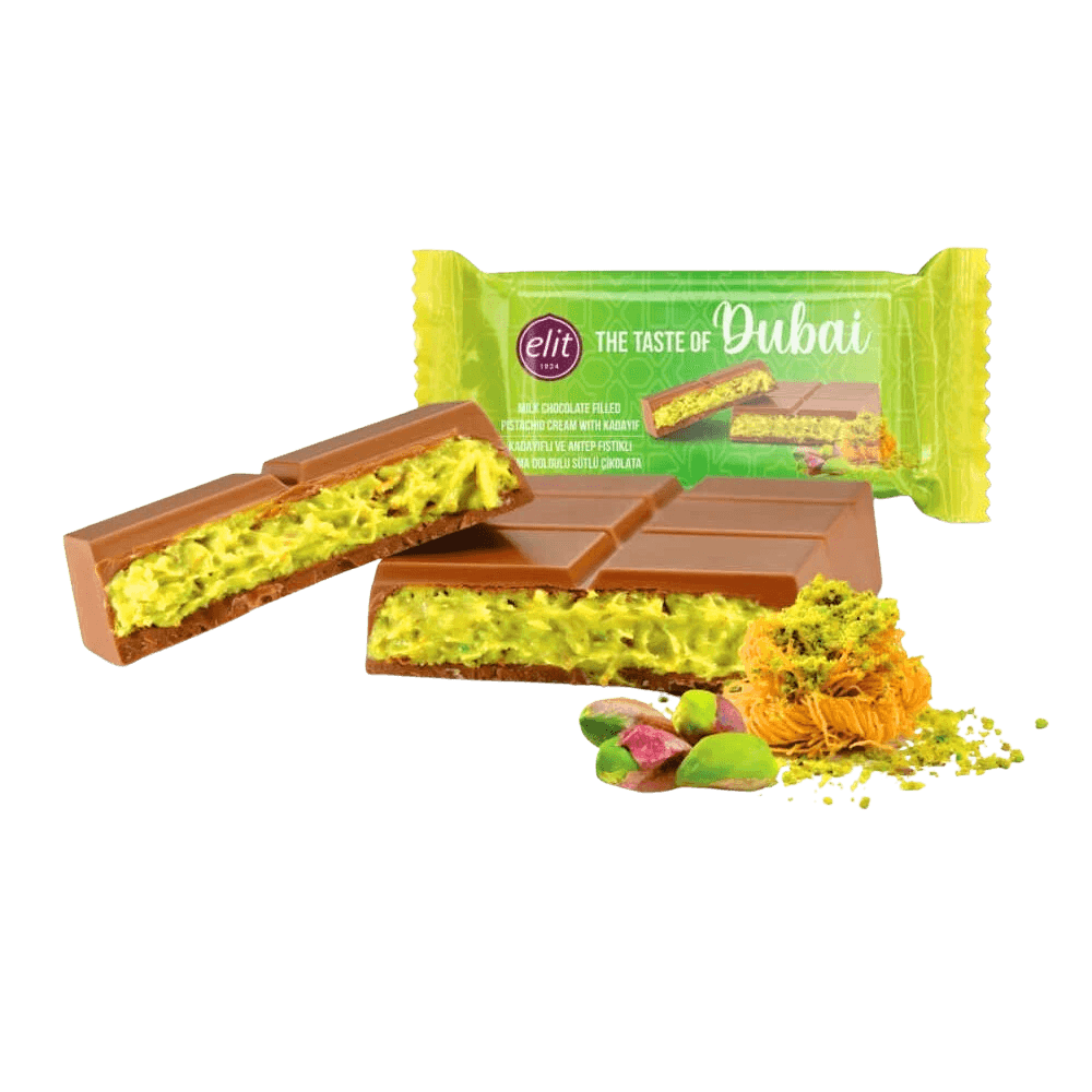 Čokoláda Elit Dubai S Pistáciovou Náplňou 90g